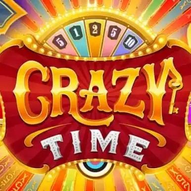 Official Live Dealer logo: Crazy Time by Evolution at Mellstroy Casino