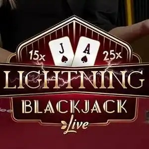 Lightning Blackjack slot visual from Evolution available on mellstroycasino-en.com