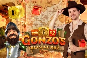 Gonzo's Treasure Map logo by Evolution at Mellstroy Casino